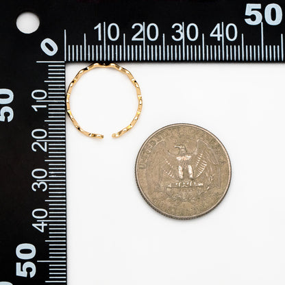 4pcs Gold/ Silver Wave Ring, Finger Ring, Everyday Ring, Modern Style Ring, Fashion Rings, Dainty Rings (#GB-4180)