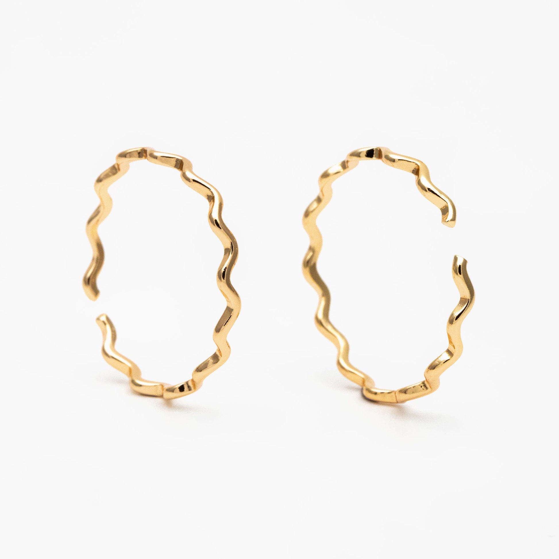 4pcs Gold/ Silver Wave Ring, Finger Ring, Everyday Ring, Modern Style Ring, Fashion Rings, Dainty Rings (#GB-4180)