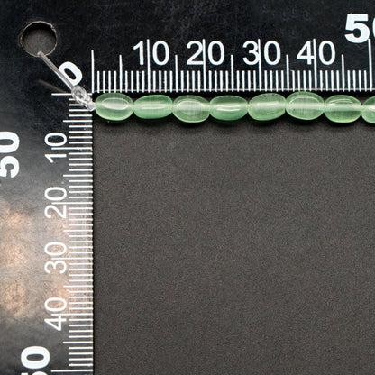 Cats Eye Beads Flat Oval 7x5mm, Full 14.5 inch strands (TR-077)