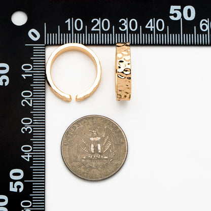 4pcs Gold/ Silver Hammered Finger Ring, Everyday Ring, Modern Style Ring, Fashion Rings, Dainty Rings (#JZ-055)