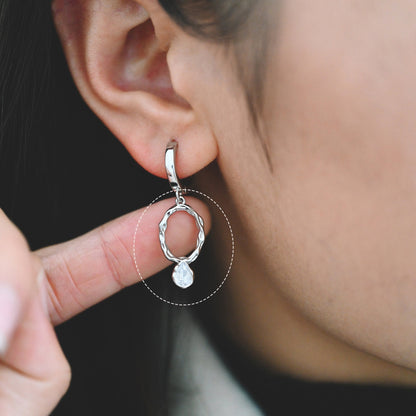 10pcs CZ pave Gold/ Silver Tone Oval Charm 22x11mm, Rhinestone Teardrop Charm (GB-1696)