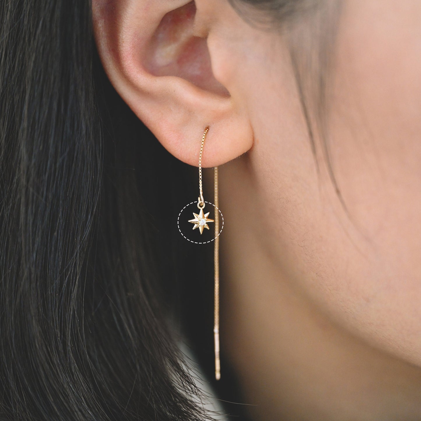 10pcs CZ pave Star Charm 6x8mm, 18K Gold plated Brass Mini Star Pendant (GB-924-F)