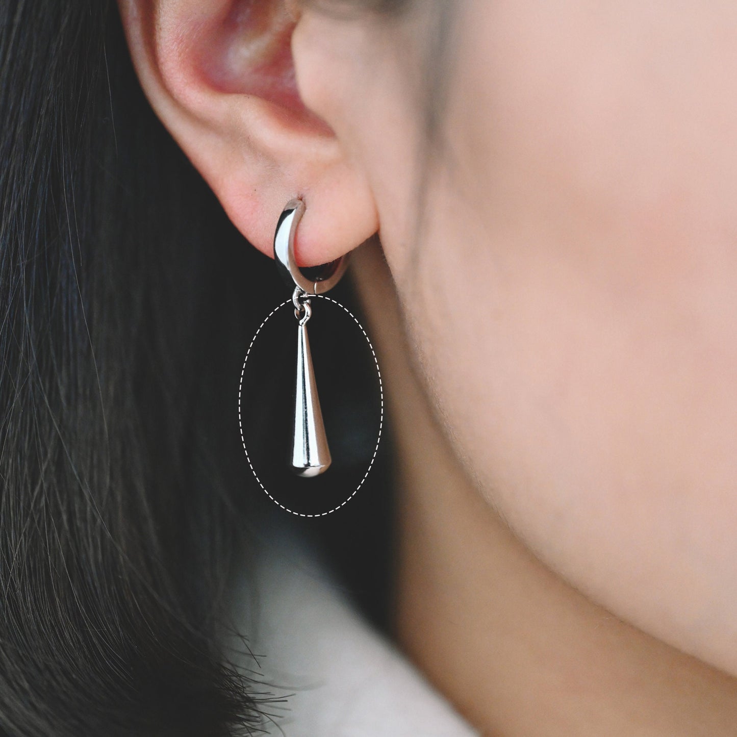 10pcs Gold/ Silver Teardrop Charm 23x6mm, Earring Drop charm, Water Drop charm (GB-1388)