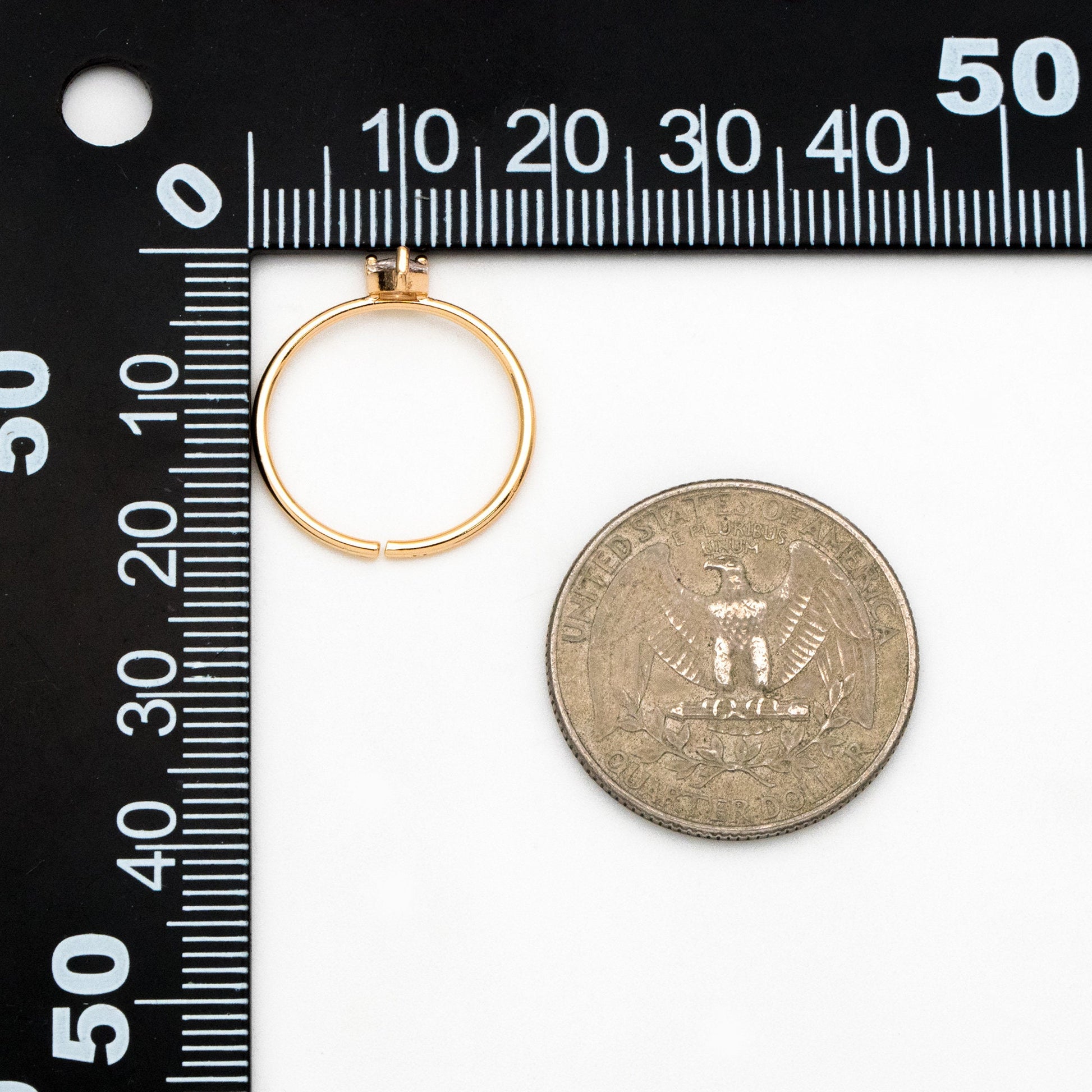 4pcs CZ Pave Gold/ Silver Teardrop Ring, Dainty Ring, Thin Ring, Everyday Ring (#GB-4184)