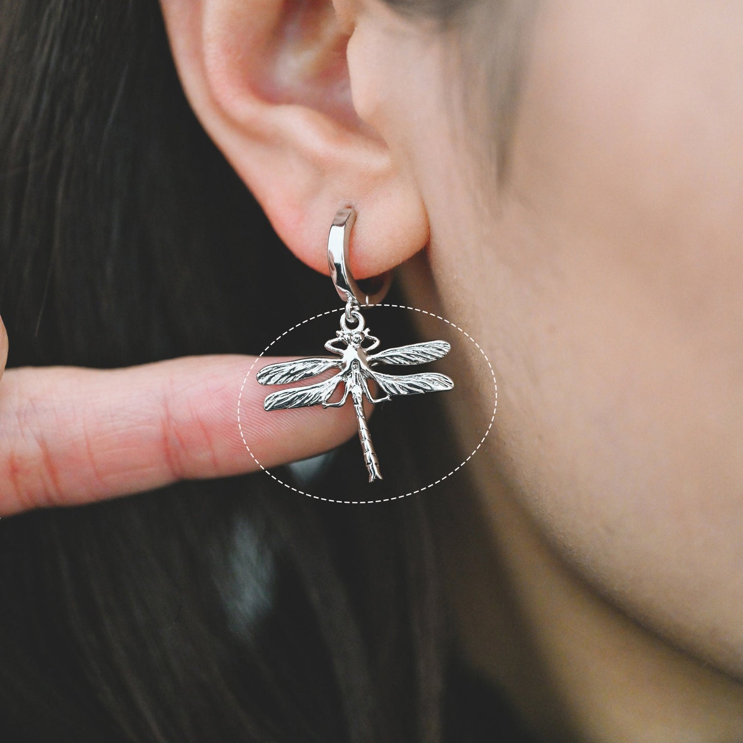 4pcs Gold/ Rhodium plated Brass Dragonfly Charm Pendants 22x25mm (GB-3196-C)