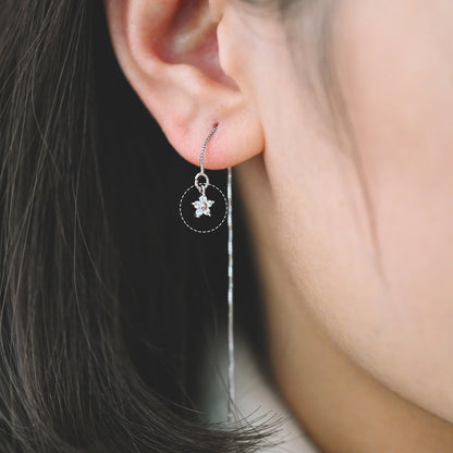 10pcs CZ Pave Gold Tiny Flower Charms, Flower Pendant, Jewelry Making, DIY Material, Crafts Supplies (GB-1762-A)