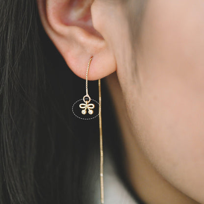 10pcs Gold Tiny Bow Knot Charm, CZ Pave Gold plated Brass Bowknot Charm (#GB-2745-A)