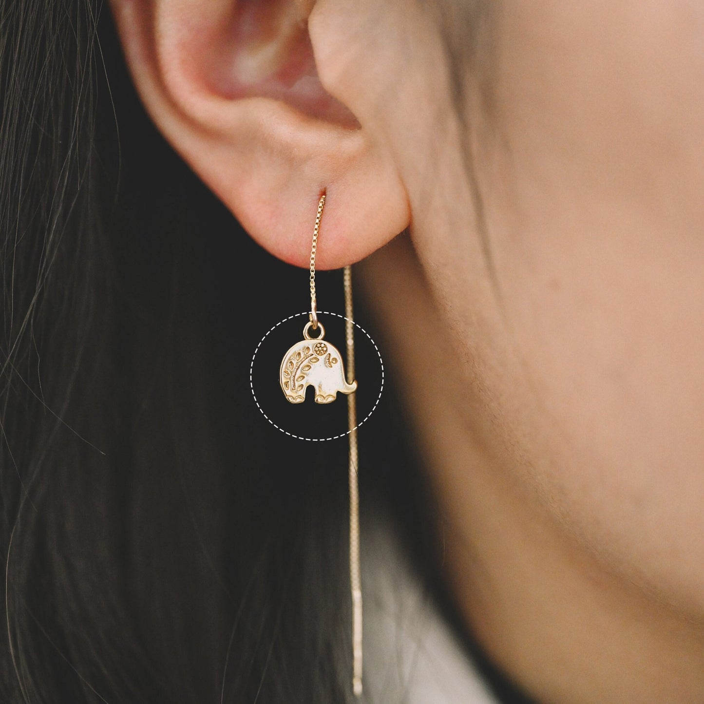 10pcs Gold Elephant Charm Pendant 10x10mm, Earring Findings, Jewelry Making, Diy Material, Jewelry Supplies (GB-1765)