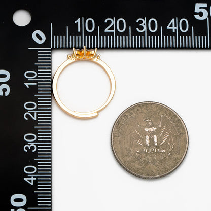 4pcs CZ Pave Crown Ring, Modern Style Ring, Fashion Rings, Dainty Rings, Adjustable Ring (#GB-4219)