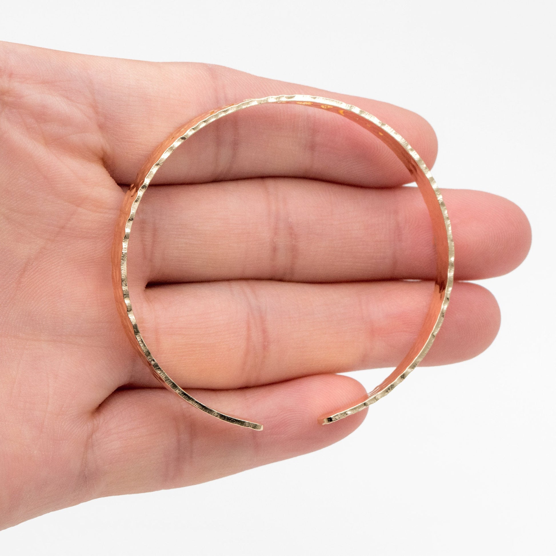 1pcs Gold Moon Phases Bangle Bracelet, Gold Plated Brass, Celestial Bracelet (GB-4222)