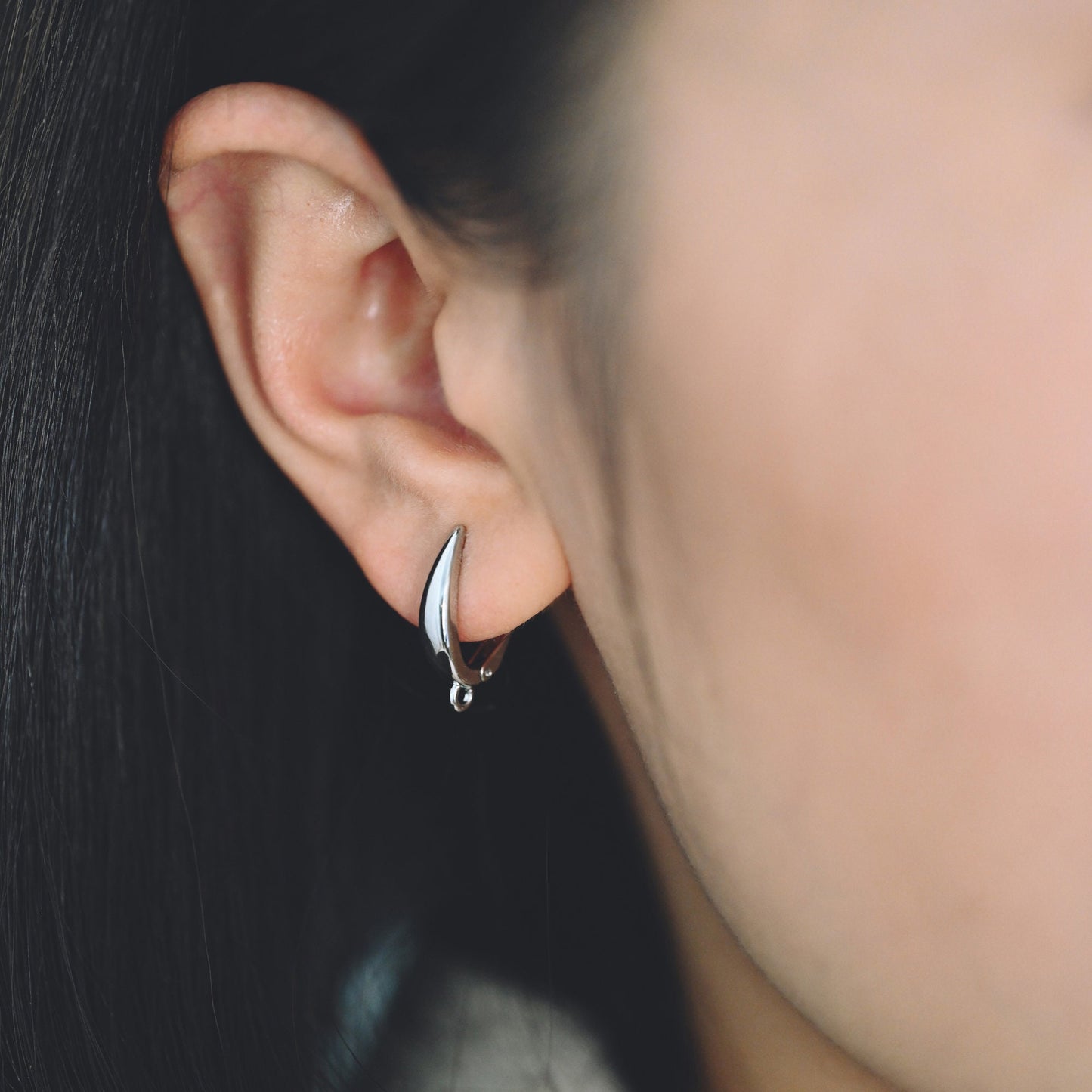 10pcs Gold/ Silver Tone Leverback Ear Hooks 21x12mm, Real Gold/ rhodium plated Brass, Earring Hooks with Loop (GB-848-B)