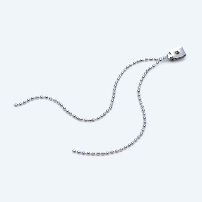 10pcs Gold/ Silver Tone Ear Back Stoppers, Earring Nuts with Long Tassel Chain 90mm, Earring Component Findings (GB-245-D)