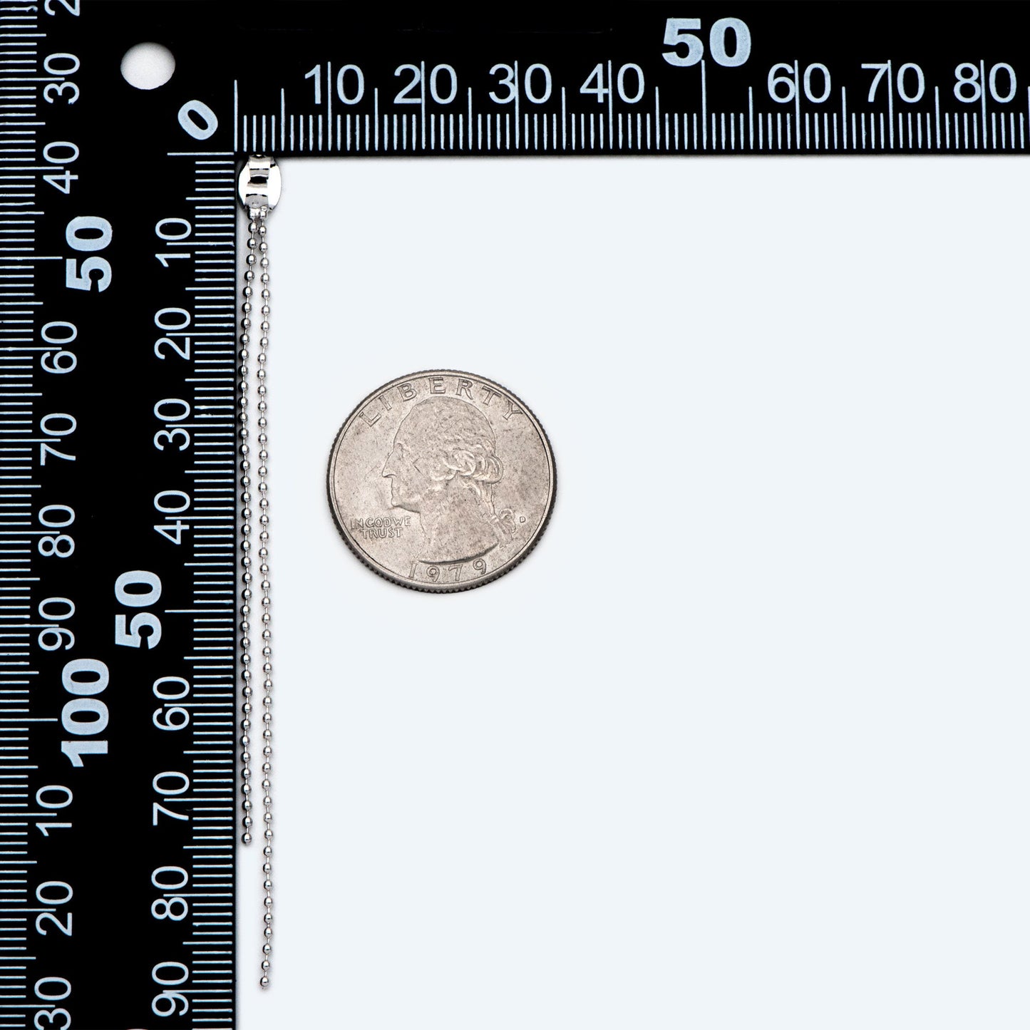 10pcs Gold/ Silver Tone Ear Back Stoppers, Earring Nuts with Long Tassel Chain 90mm, Earring Component Findings (GB-245-D)