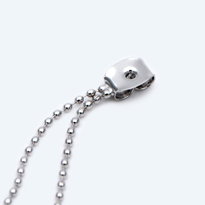 10pcs Gold/ Silver Tone Ear Back Stoppers, Earring Nuts with Long Tassel Chain 90mm, Earring Component Findings (GB-245-D)