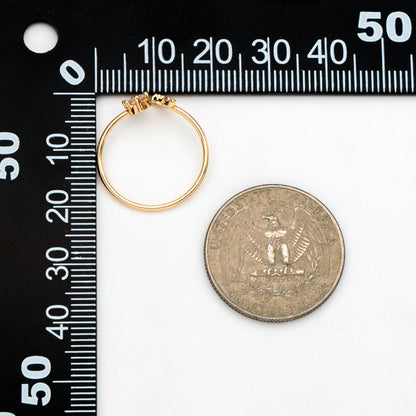 4pcs CZ Pave Gold/ Silver Moon Ring, Celestial Ring, Dainty Rings, Adjustable Ring, Thin Ring (#GB-4174)