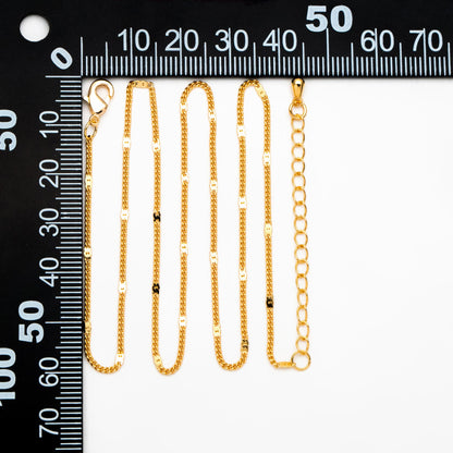 Dainty Gold/ Silver Curb Chains 1.3mm, Finished Bracelet/ Anklet/ Necklace with Adjustable Extender, Ready to Wear (#LK-128)