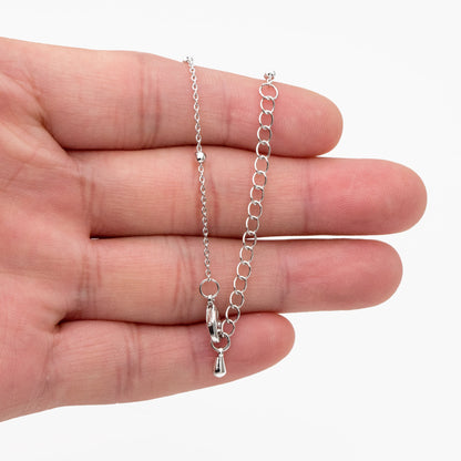 Gold/ Silver Satellite Chains, Finished Bracelet/ Anklet/ Necklace with Extender Chain, Ready to Wear (#LK-170)