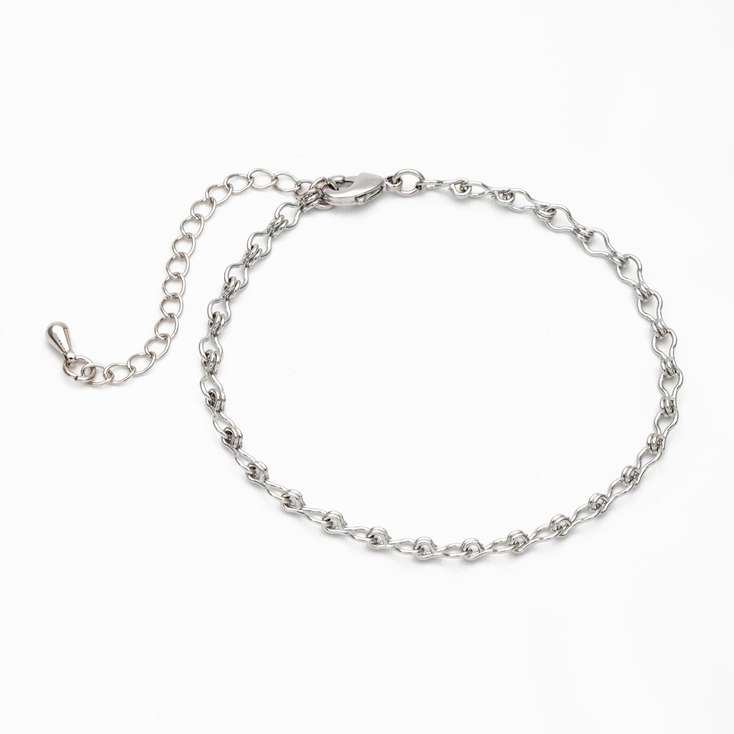 Gold/ Silver Tone Link Chains 3.5mm, Finished Bracelet/ Anklet/ Necklace with Extender Chain, Ready to Wear (#LK-231)