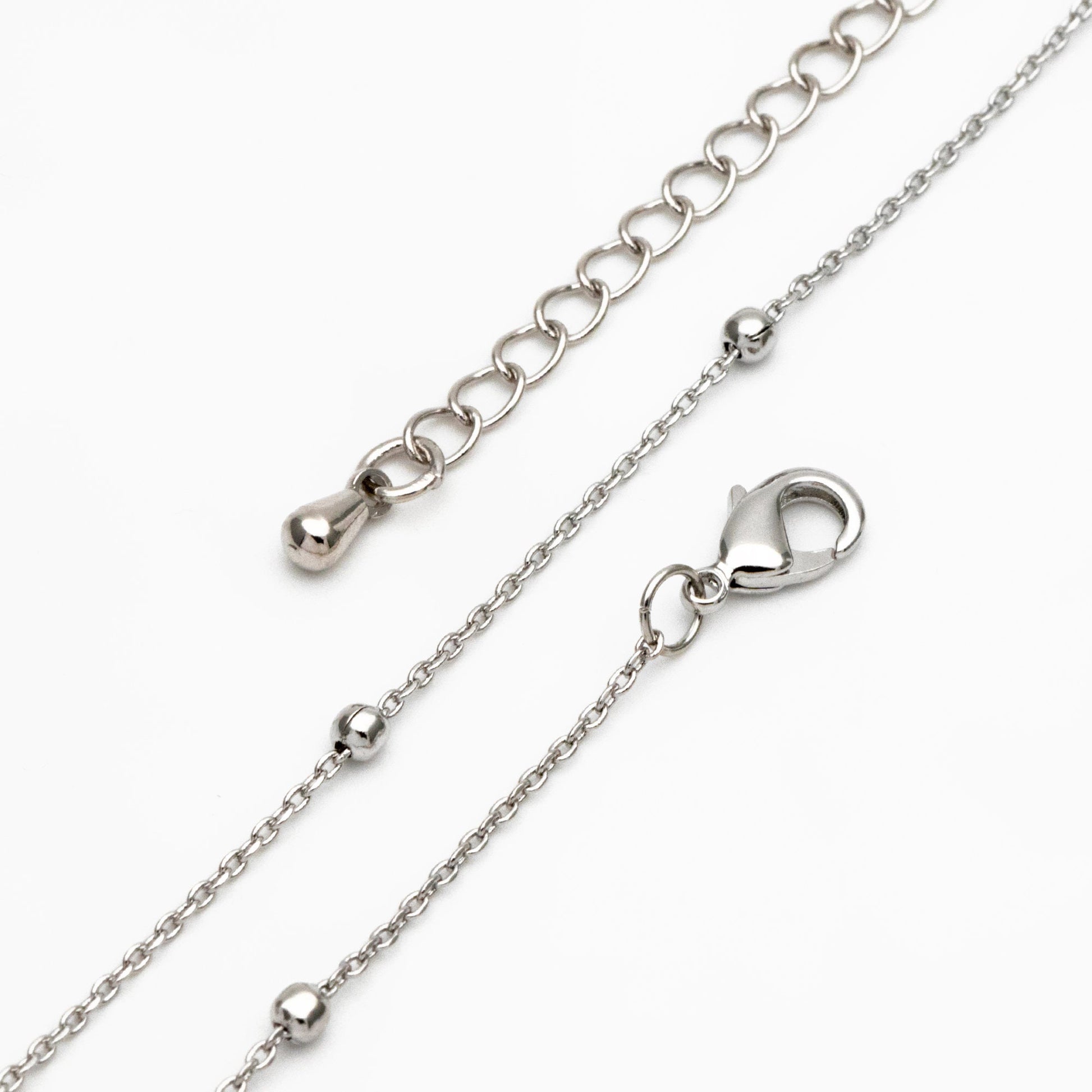 Gold/ Silver Satellite Chains, Finished Bracelet/ Anklet/ Necklace with Extender Chain, Ready to Wear (#LK-170)