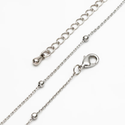 Gold/ Silver Satellite Chains, Finished Bracelet/ Anklet/ Necklace with Extender Chain, Ready to Wear (#LK-170)