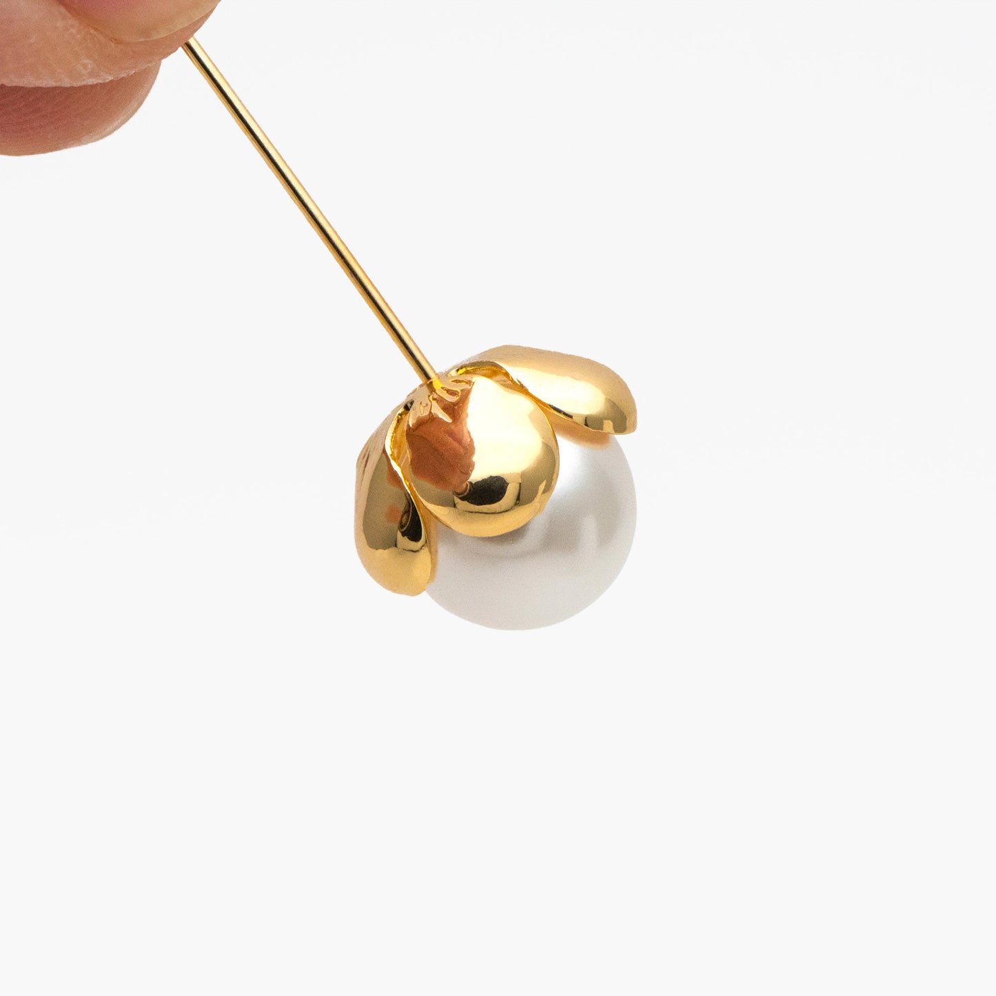 10pcs Gold/ Silver Floral Bead Caps 13mm, Gold/ Rhodium plated Brass, Lead Nickel Free (GB-055)