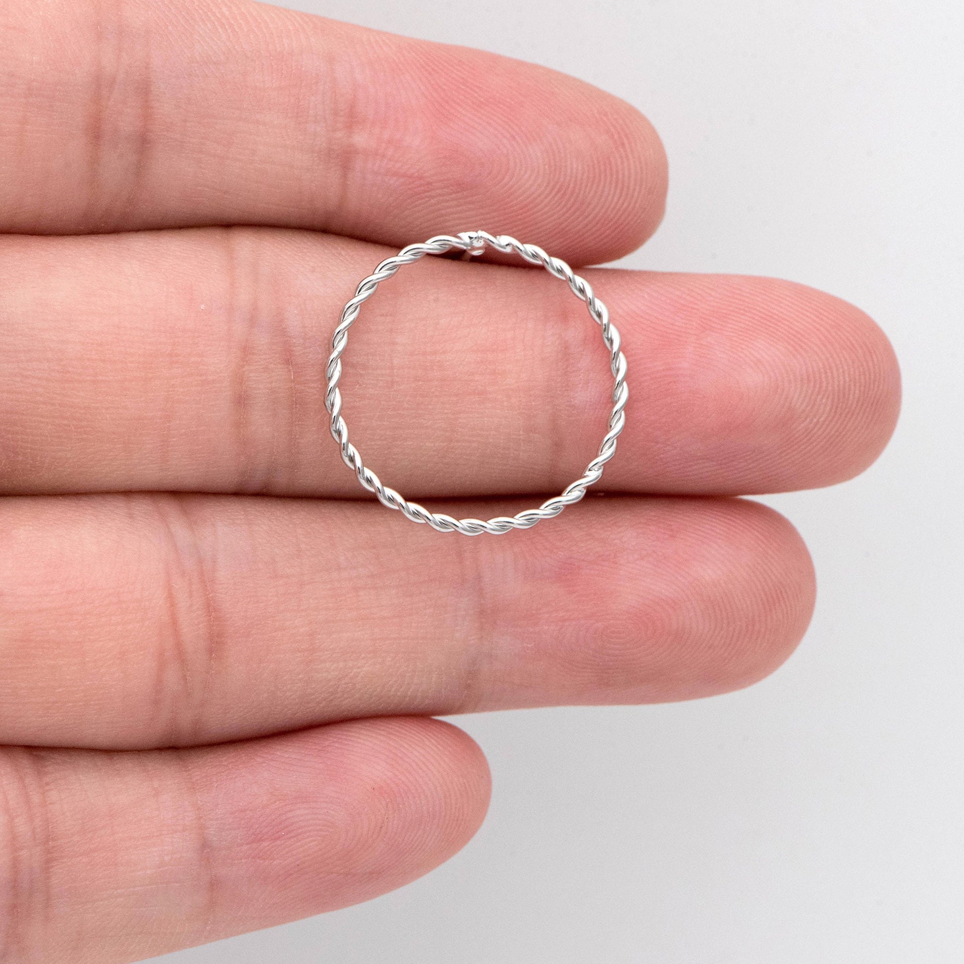 10pcs Circle Ear Posts 20mm, Gold / Rhodium Plated Brass, Geometric Ring Stud Earrings (#GB-2248)