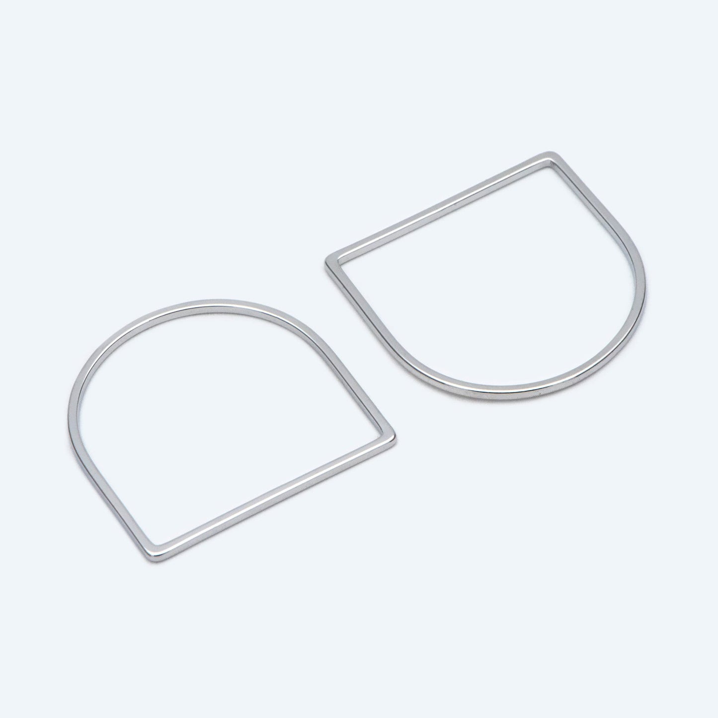 10pcs Gold/ Silver tone Horseshoe Loops, Geometric Hoop Link Connectors, Gold/ Rhodium plated BrassHorse Shoe Hoop Pendants (GB-1314)
