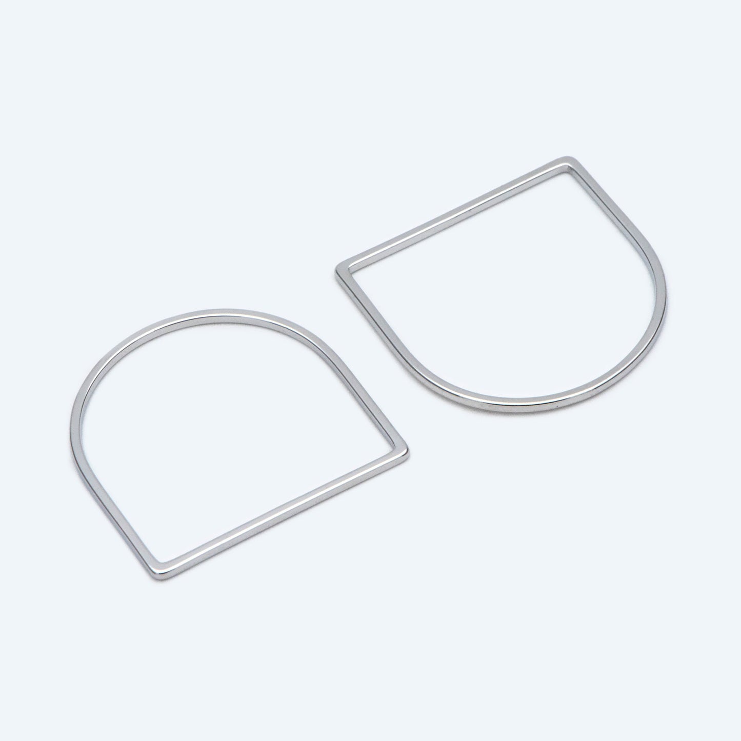 10pcs Gold/ Silver tone Horseshoe Loops, Geometric Hoop Link Connectors, Gold/ Rhodium plated BrassHorse Shoe Hoop Pendants (GB-1314)