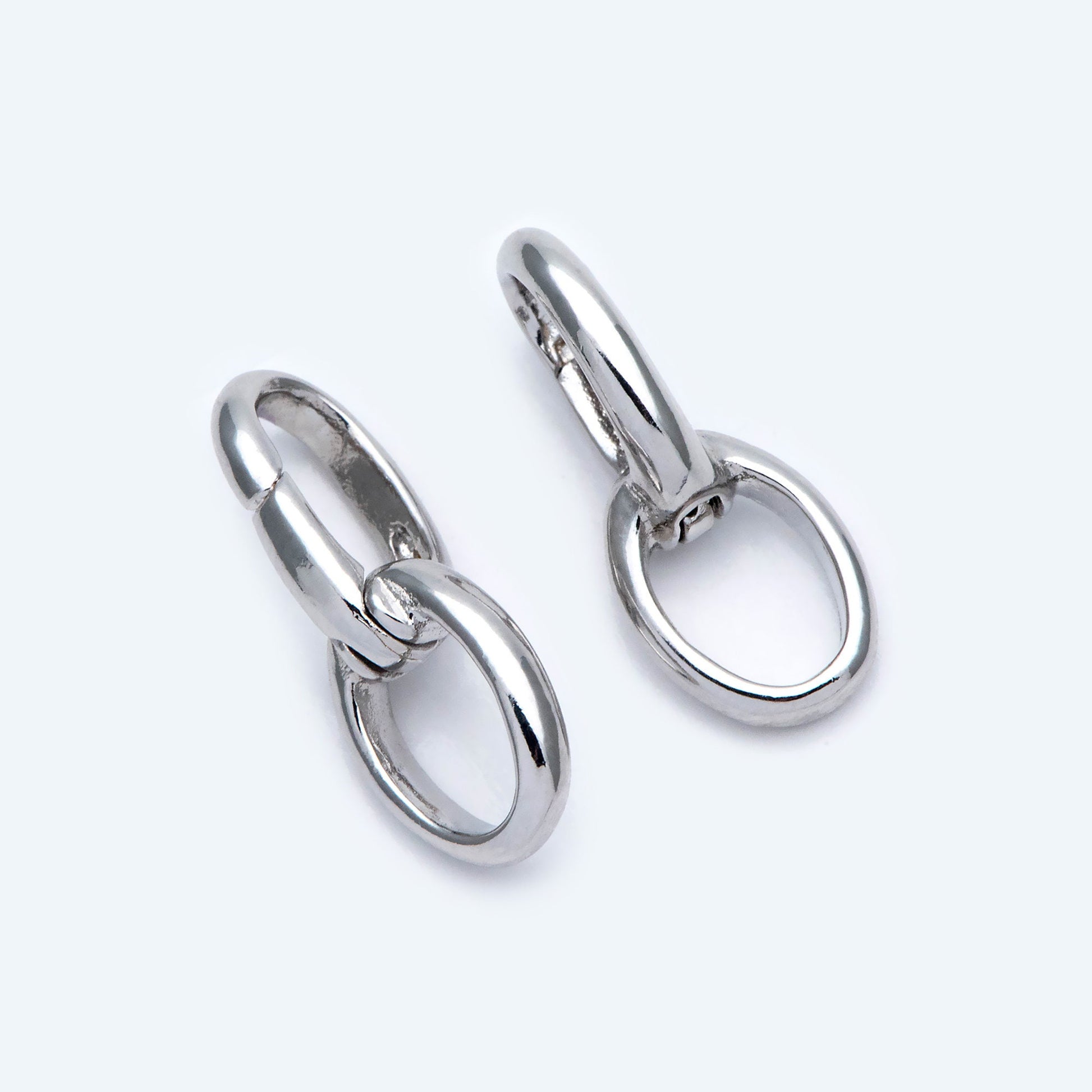 10pcs Gold/ Silver tone Snap Hook,25x10mm, Metal Spring Clasp, Lobster Clasps (GB-1686)