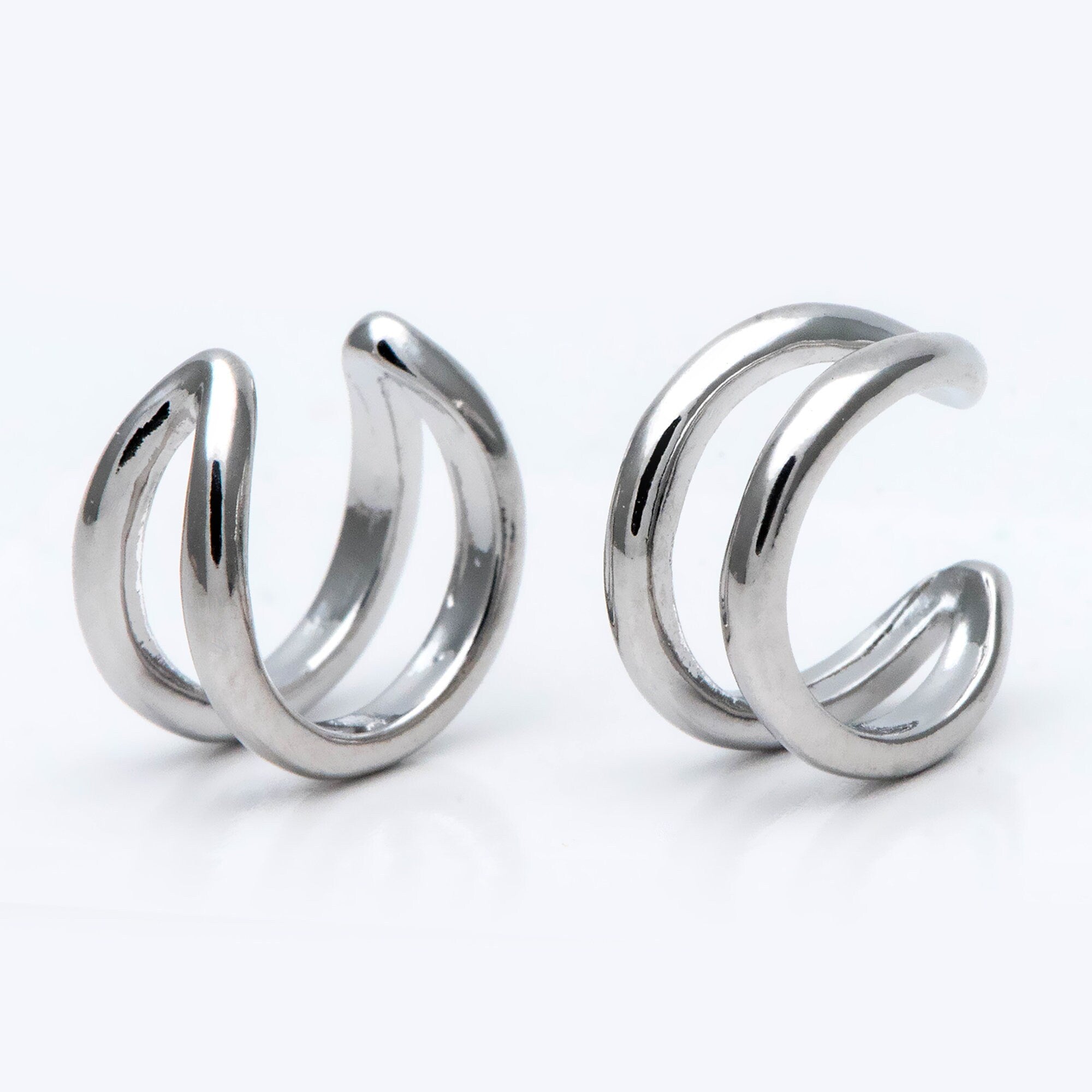 10pcs Gold/ Silver tone Ear Cuff, Cartilage, Fake Piercing, Cartilage Ear Cuff, Ear Wrap, Earcuff (GB-2826)