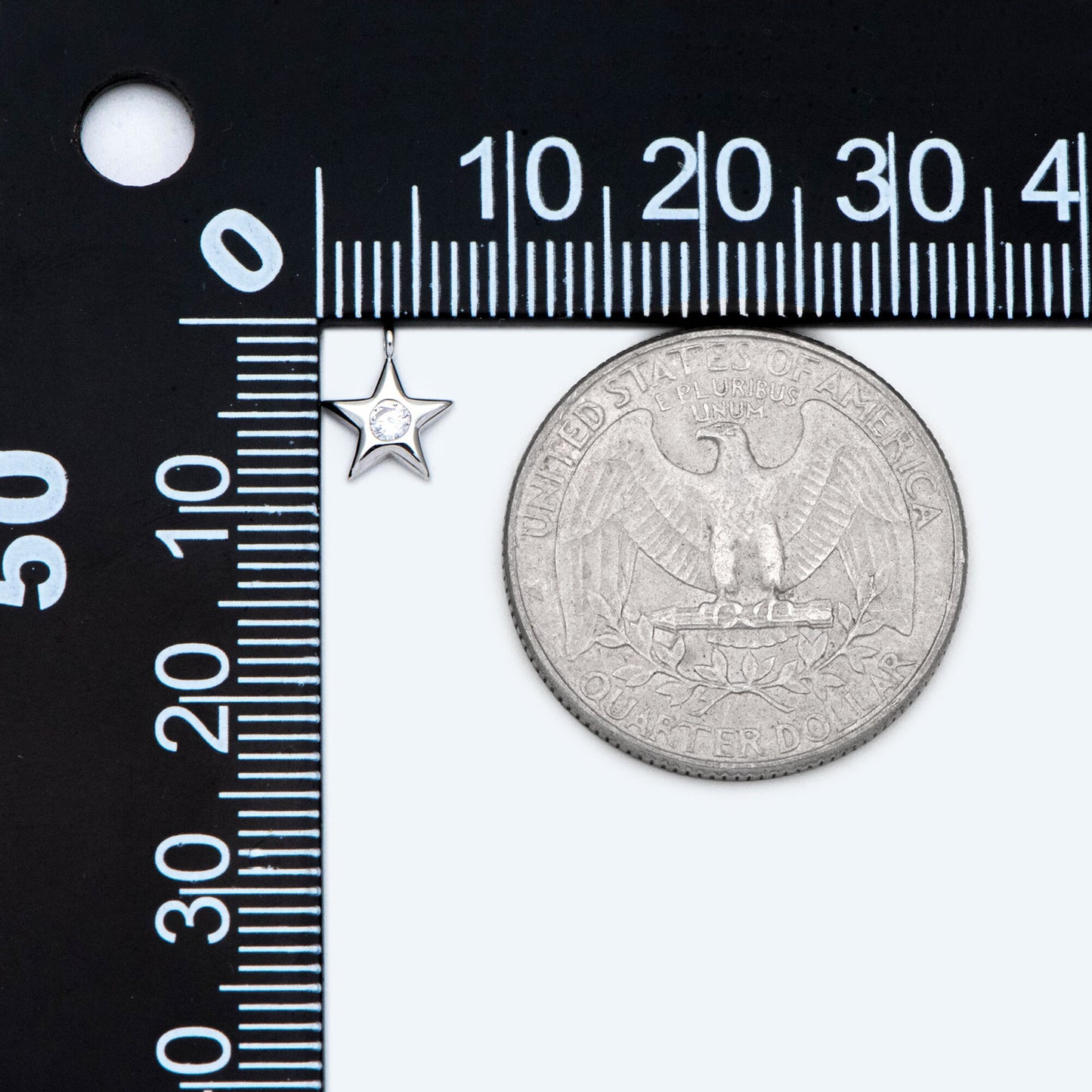 10pcs Gold/ Silver Star Charm 8x7mm, CZ Pave Tiny Star Pendant, Earring Findings, Jewelry Making, Diy Material, Jewelry Supplies (GB-162-E)