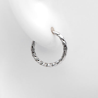 20pcs Gold/ Silver tone Open Jump Rings 11mm, Gold/ Rhodium plated Brass, Twisted Split Jumpring, Loop Hoop Earring (GB-498)