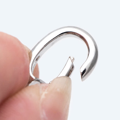 10pcs Gold/ Silver tone Snap Hook,25x10mm, Metal Spring Clasp, Lobster Clasps (GB-1686)