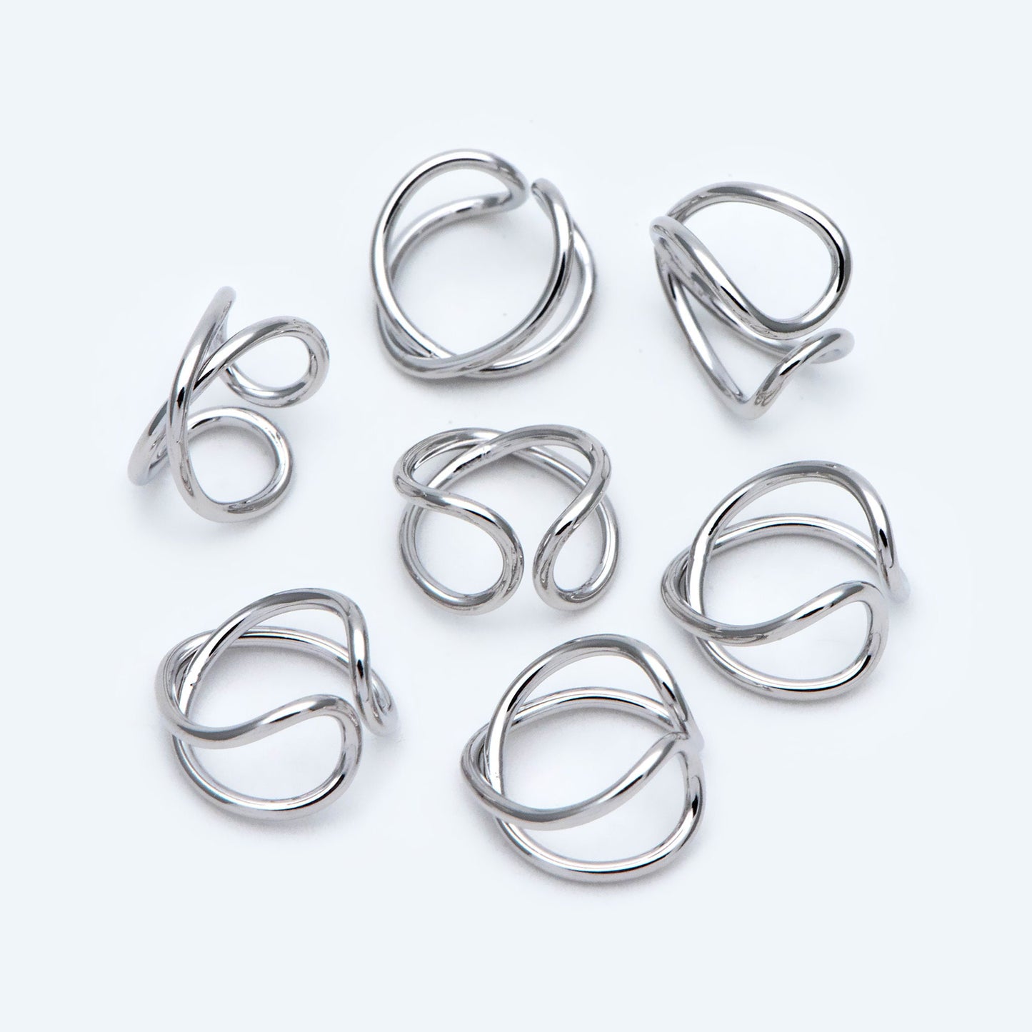 10pcs Gold/ Silver tone Ear Cuff, Cartilage, Dainty Earcuff Earring (GB-2826-E)