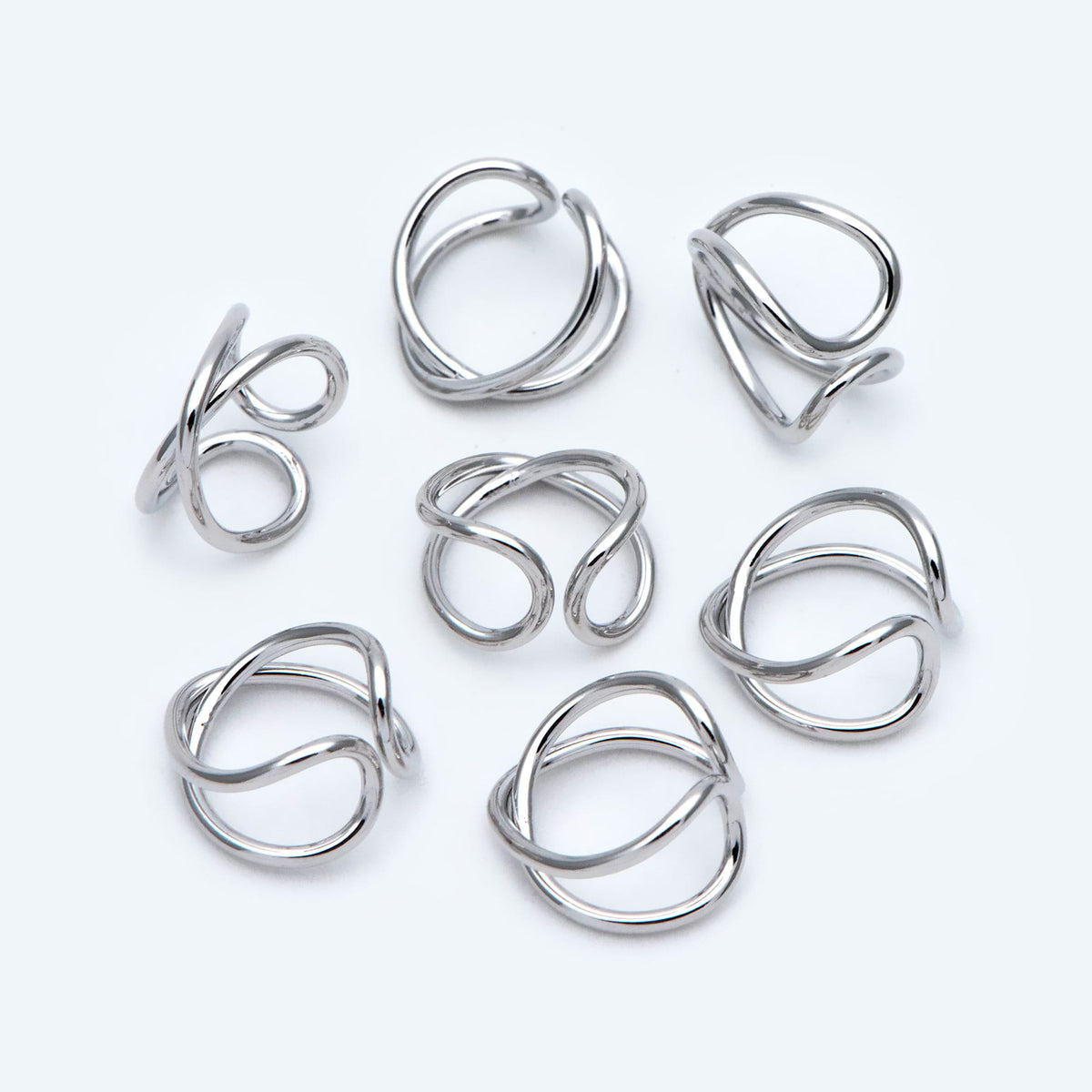 10pcs Gold/ Silver tone Ear Cuff, Cartilage, Dainty Earcuff Earring (GB-2826-E)