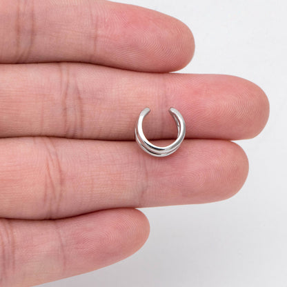 10pcs Gold/ Silver tone Ear Cuff, Cartilage, Fake Piercing, Cartilage Ear Cuff, Ear Wrap, Earcuff (GB-2826)