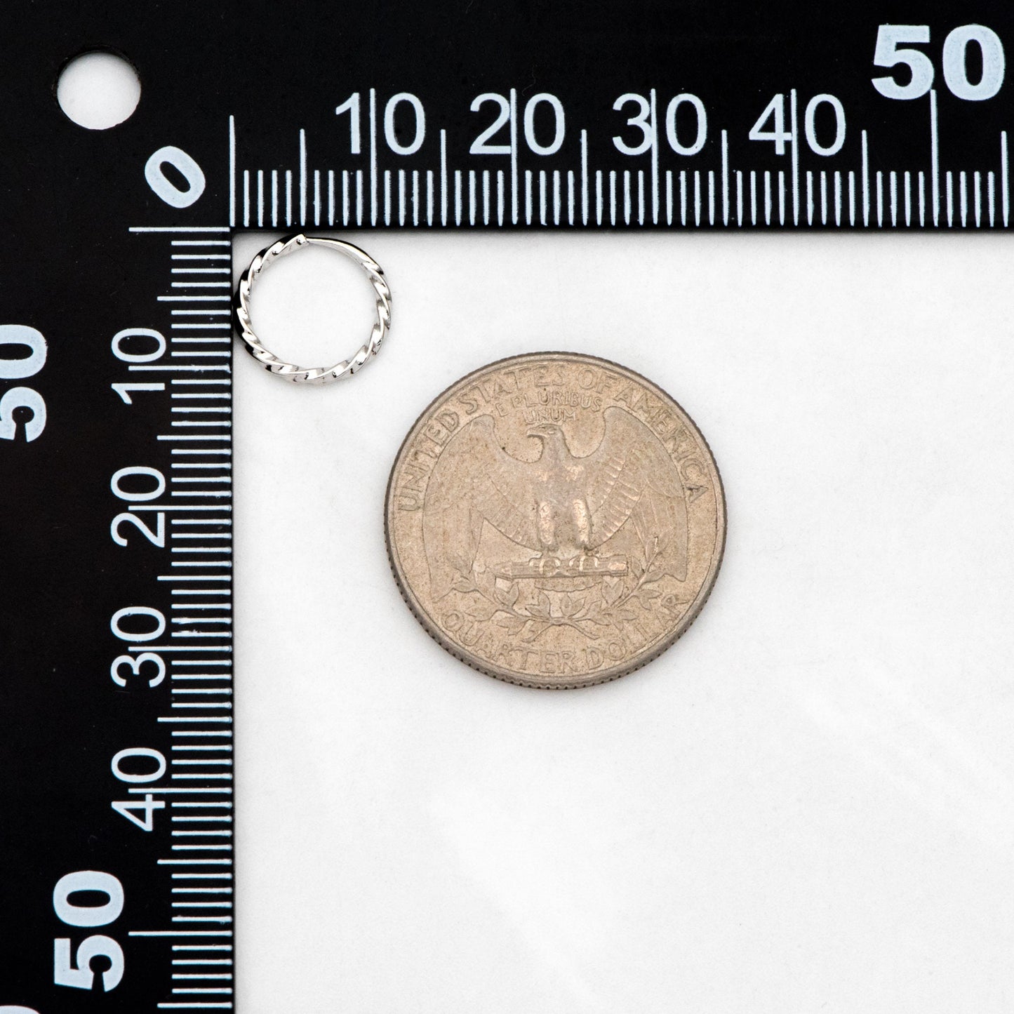 20pcs Gold/ Silver tone Open Jump Rings 11mm, Gold/ Rhodium plated Brass, Twisted Split Jumpring, Loop Hoop Earring (GB-498)