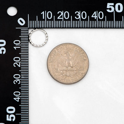 20pcs Gold/ Silver tone Open Jump Rings 11mm, Gold/ Rhodium plated Brass, Twisted Split Jumpring, Loop Hoop Earring (GB-498)