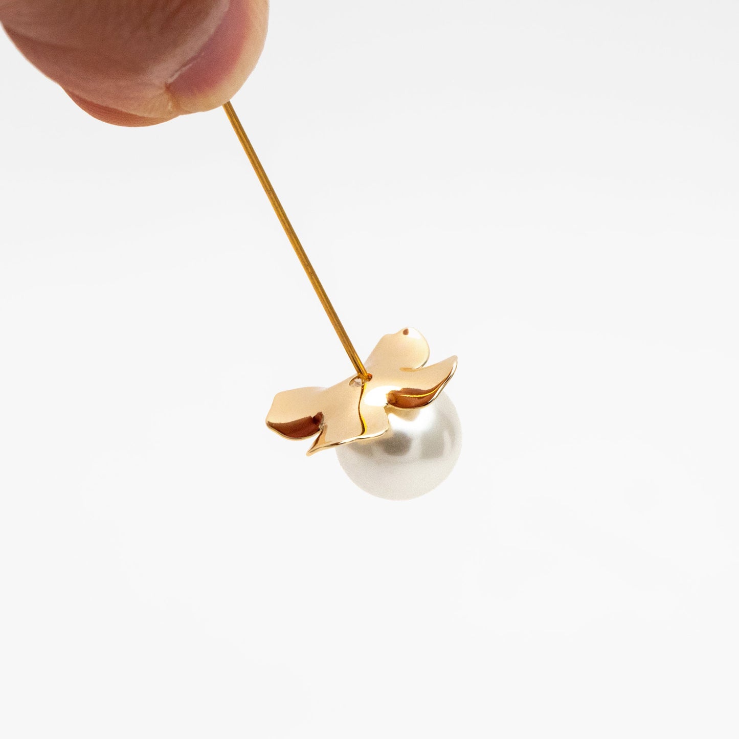 10pcs Gold/ Silver tone Flower Charms, Real Gold/ Rhodium plated Brass Bead Caps, Floral Disc Spacer Beads (GB-852)