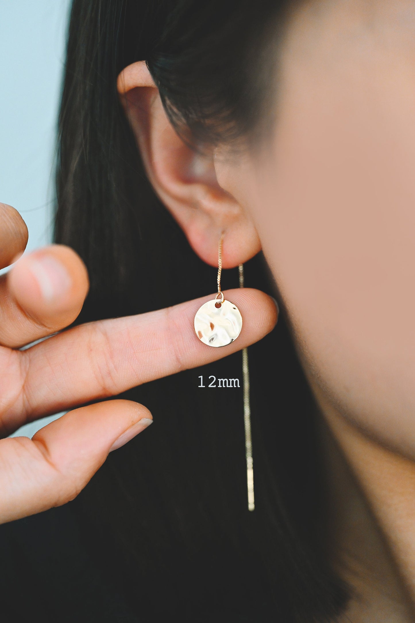 10pcs Gold/ Silver Tone Hammered Disc Charms 8/ 10/ 12/ 16mm, Gold/ Rhodium plated Brass Coin Tags, Round Textured Coin Pendants (GB-020)