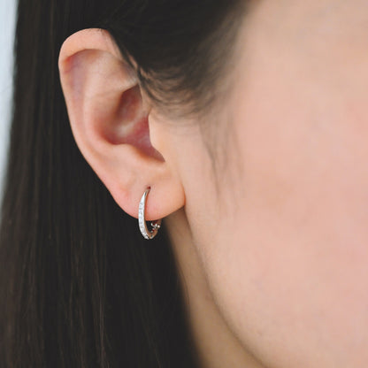 10pcs CZ Gold/ Silver tone Oval Leverback Ear Hooks 15x10mm, Gold/ Rhodium plated on Brass, Earring Hoop Components (GB-619)