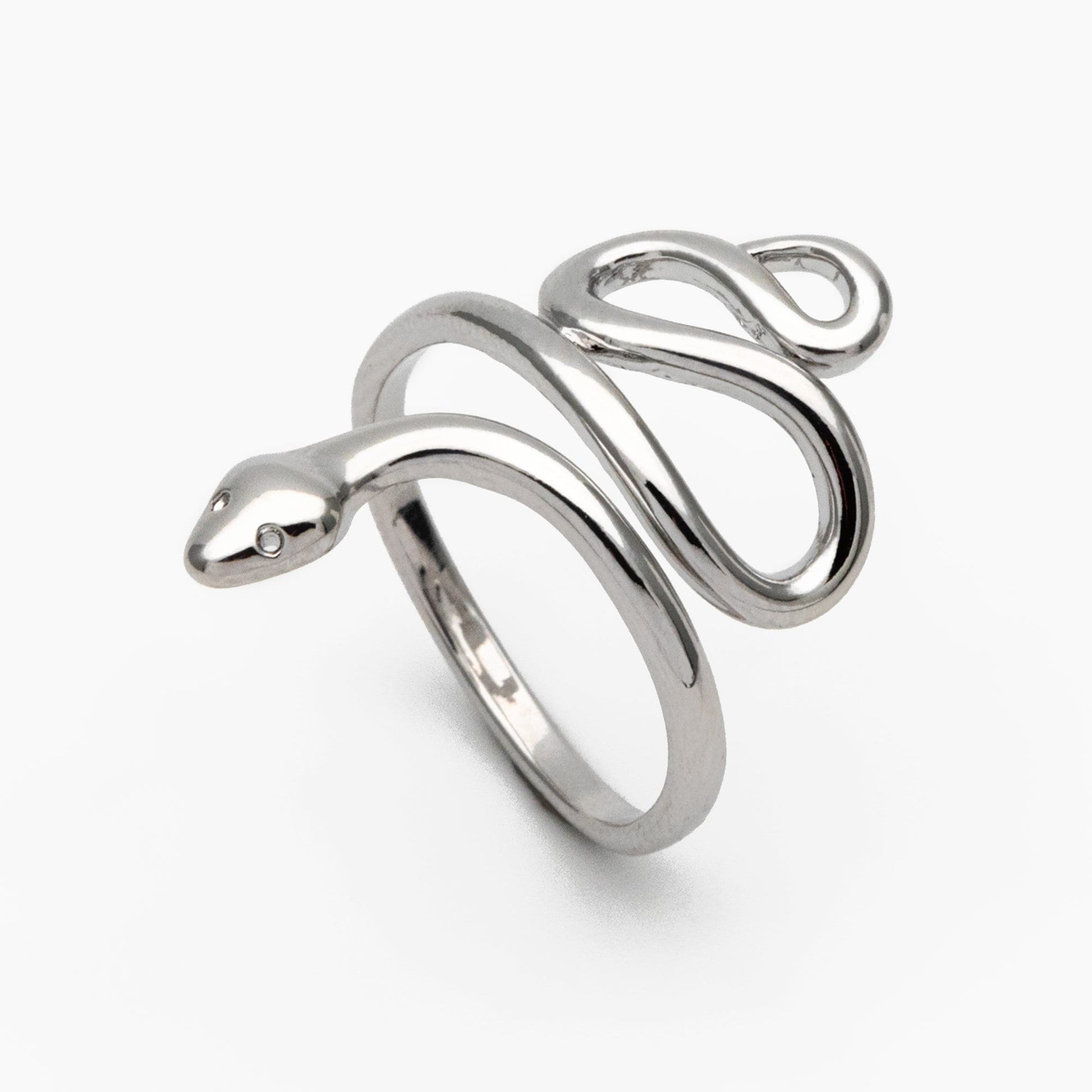 4pcs Gold/ Silver Tone Snake Ring, Open Serpent Ring, Reptile Adjustable Band Ring, Punk Animal Jewelry, Fashion Jewelry (#GB-2716)