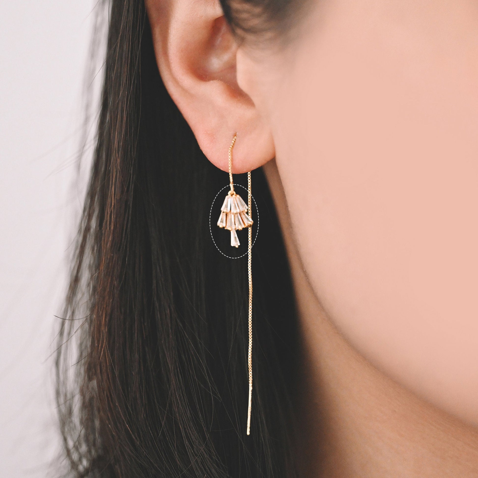 10pcs CZ Pave Gold Fan Shaped Charm 14x9mm, Jewelry Supply (GB-1617)