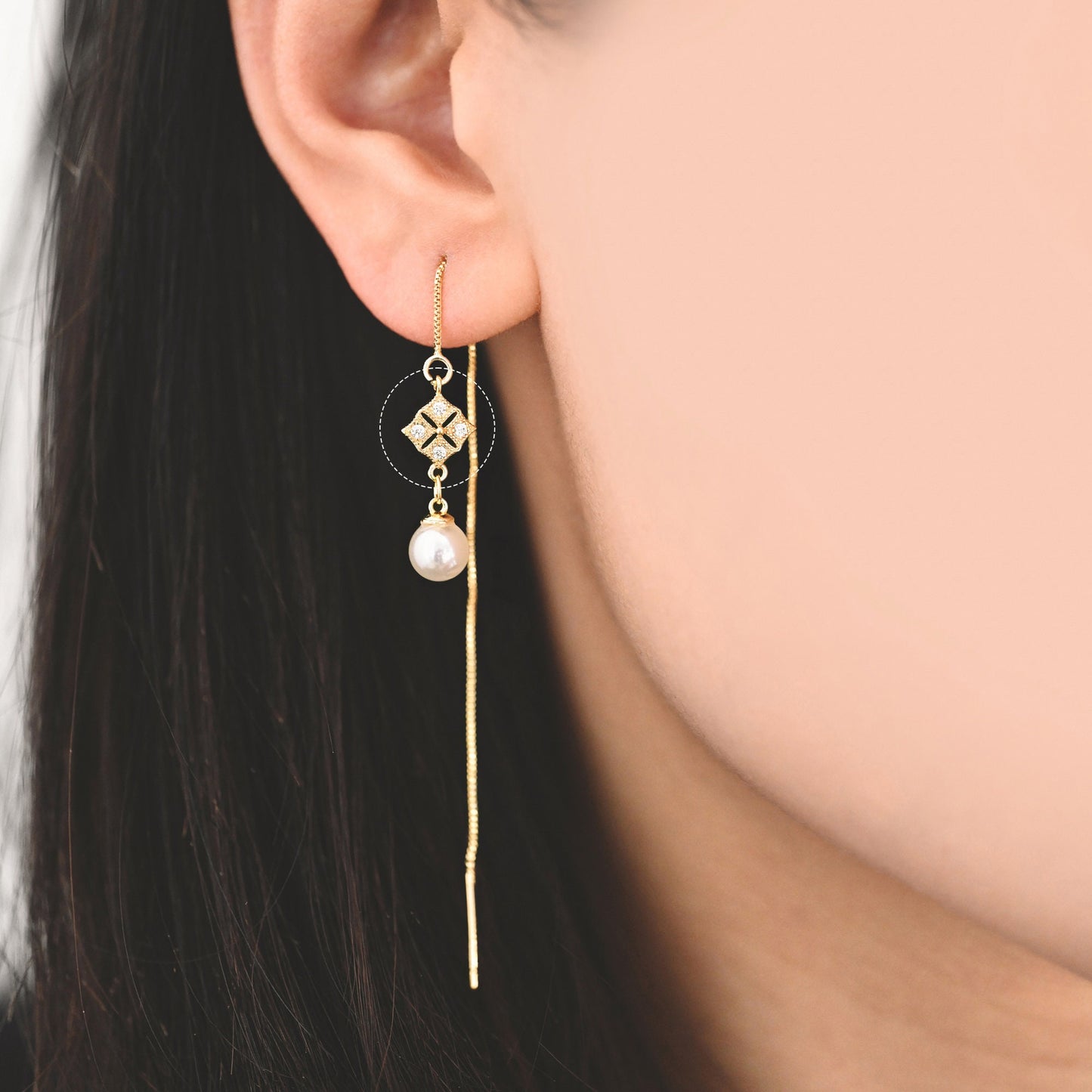 10pcs CZ Pave Gold Rhombus Connector 11mm, Cubic Zirconia Paved Geometric Pendants, Real Gold plated Brass Square Charms (GB-3780-D)