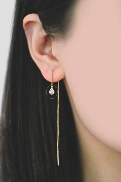 10pcs CZ pave Gold/ Silver Square/ Teardrop Charms , Gold/ Rhodium Plated Brass Drop Pendants (GB-992)