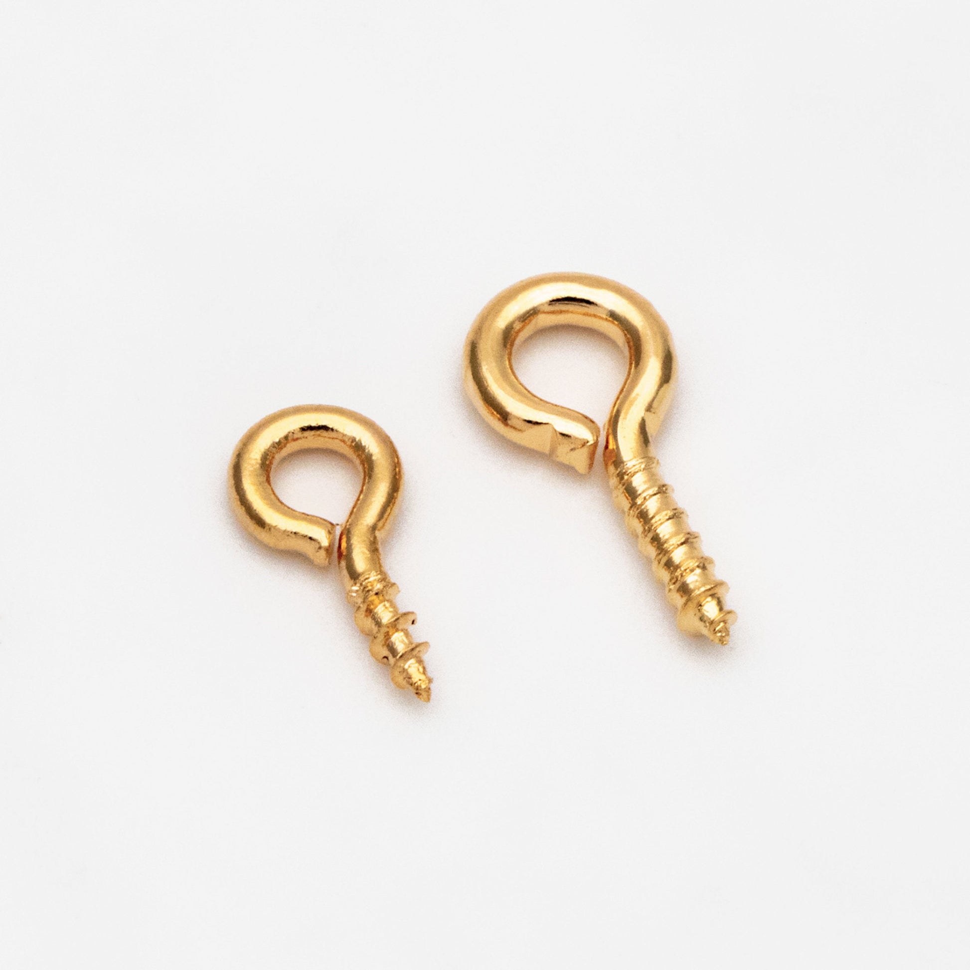 20pcs Gold/ Silver Screw Eye Bails, Eyelet Screws, Eye Pin, Hooks Bails Findings (GB-2071)