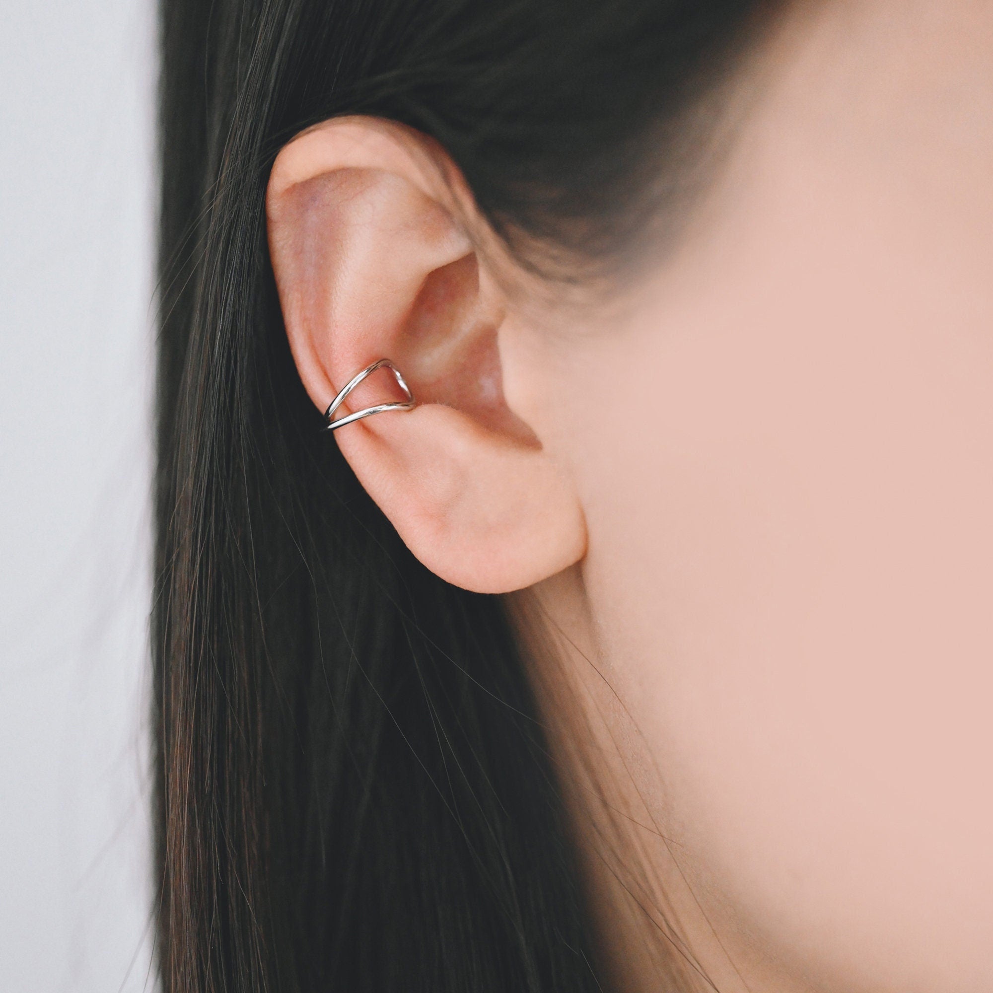 10pcs Gold/ Silver tone Ear Cuff, Cartilage, Dainty Earcuff Earring (GB-1452)