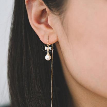 10pcs Gold Bow Knot Charm Connectors 6x7mm, CZ Pave Tiny Bowknot Charms (#GB-2947-A)