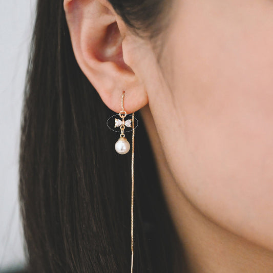 10pcs Gold Bow Knot Charm Connectors 6x7mm, CZ Pave Tiny Bowknot Charms (#GB-2947-A)