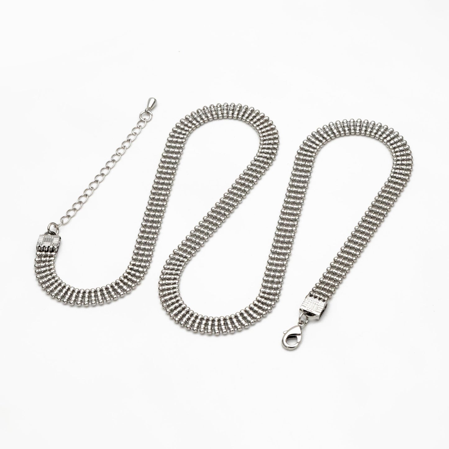 Gold/ Silver Multi Strand Ball Chains 6.2mm, Finished Bracelet/ Anklet/ Necklace with Extender Chain, Ready to Wear (#LK-233)